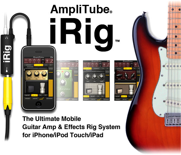 iPhoneがギター・アンプになるケーブル「irig」