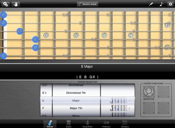 コードの押さえ方やスケールが確認でき音も鳴るipadアプリ Stringmaster が今日だけ無料 ギターニュース Com