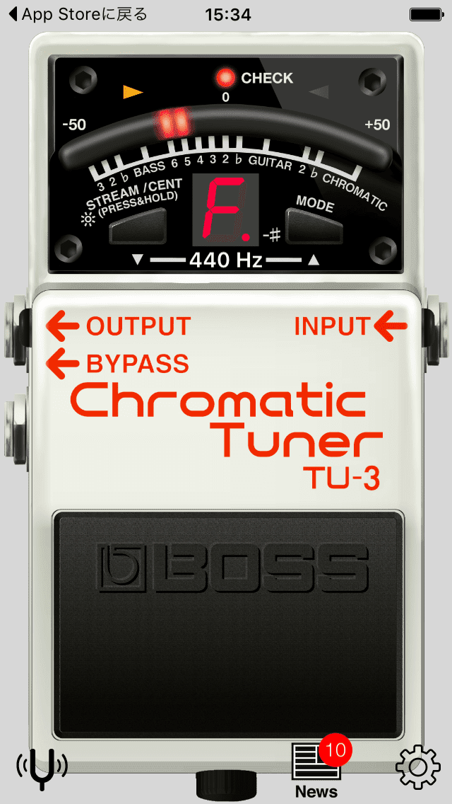 BOSSの最新チューナーアプリ「BOSS Chromatic Tuner App」レビュー！【ギターニュース.com】